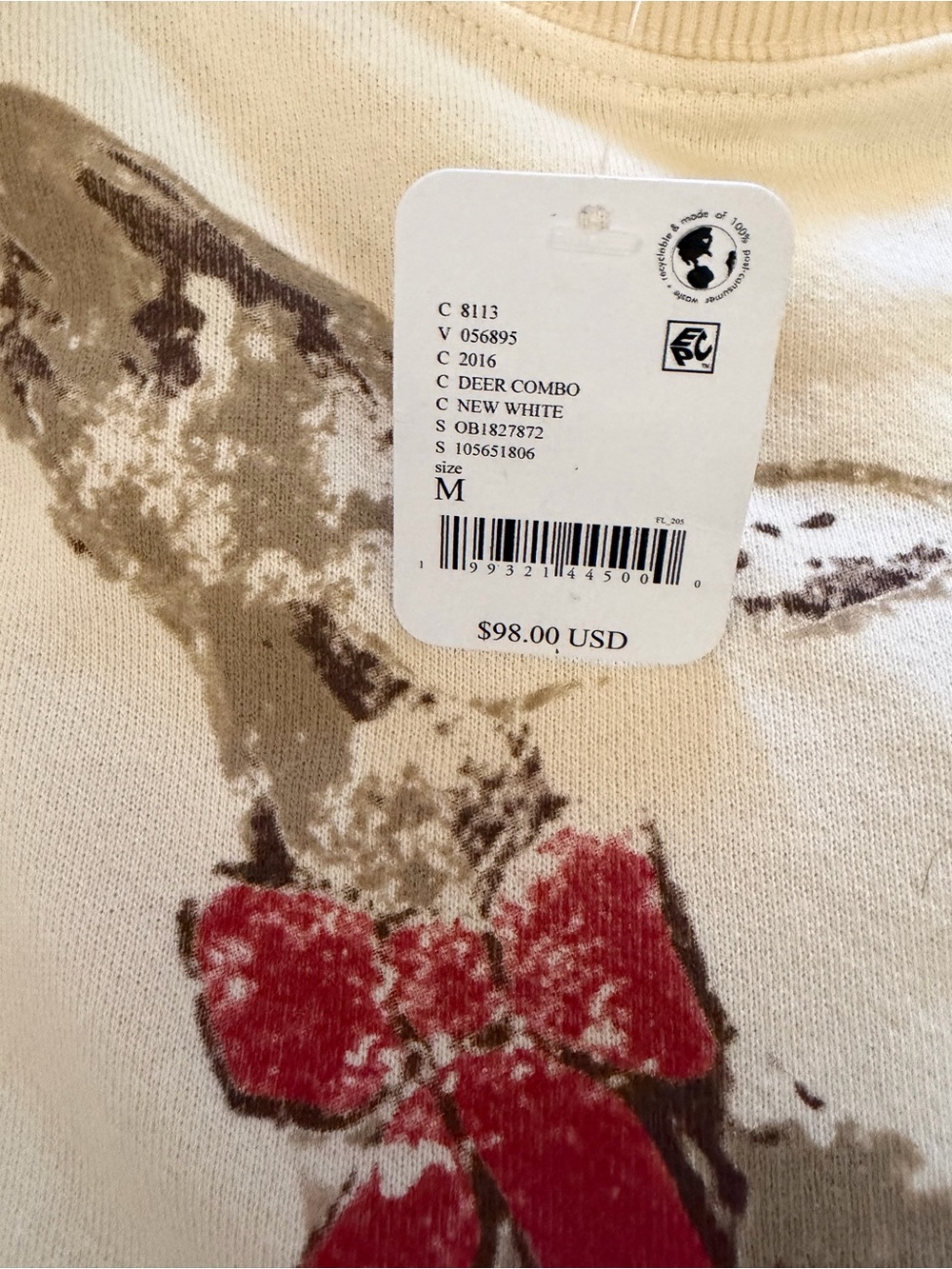 NWT FREE PEOPLE WE THE FREE GRAPHIC CAMDEN 🦌 - Picture 4 of 4